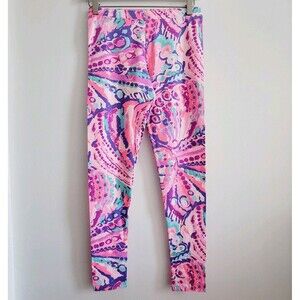 Lilly Pulitzer Girls Colorful Leggings Size XL 12-14 NWOT